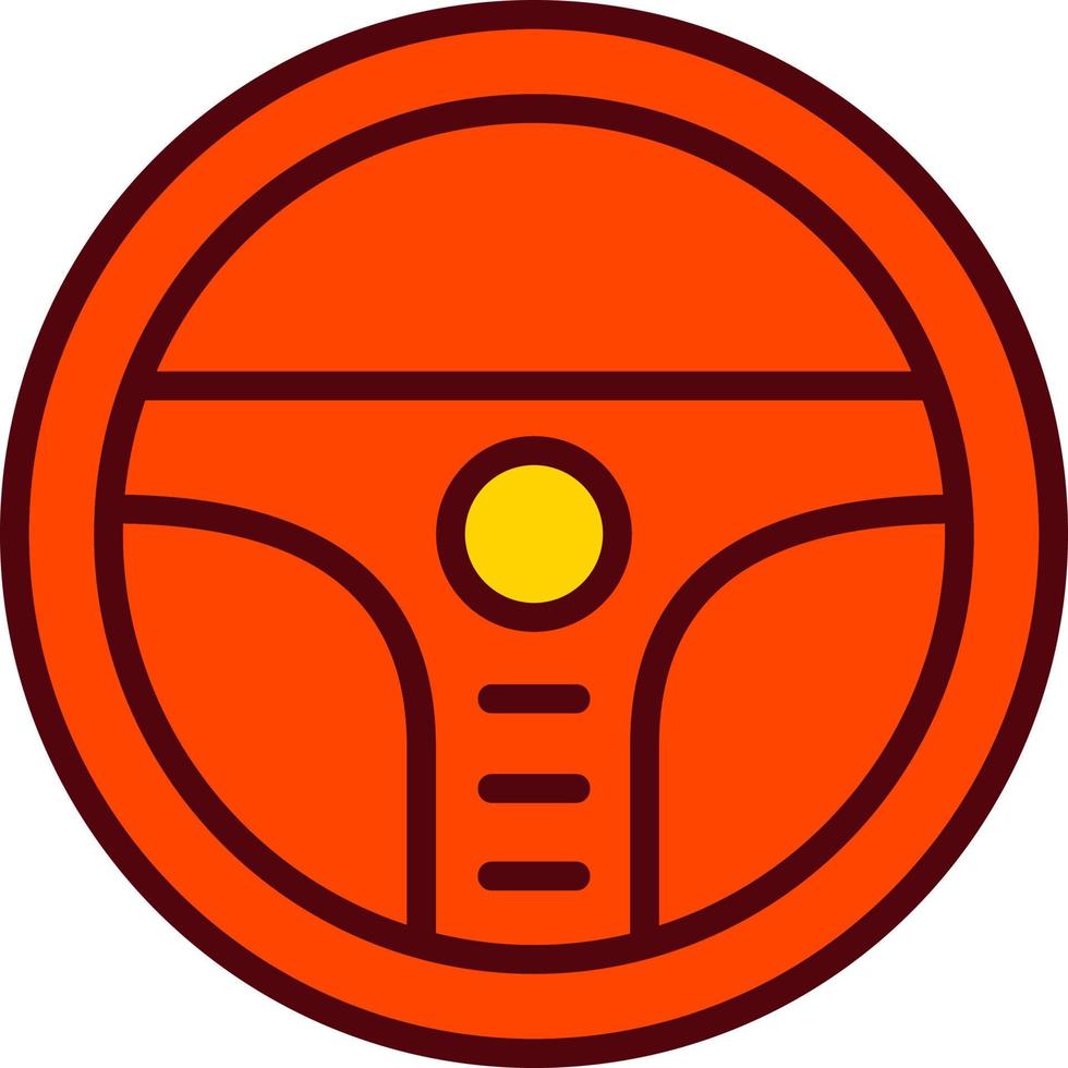 Steering Wheel Vector Icon