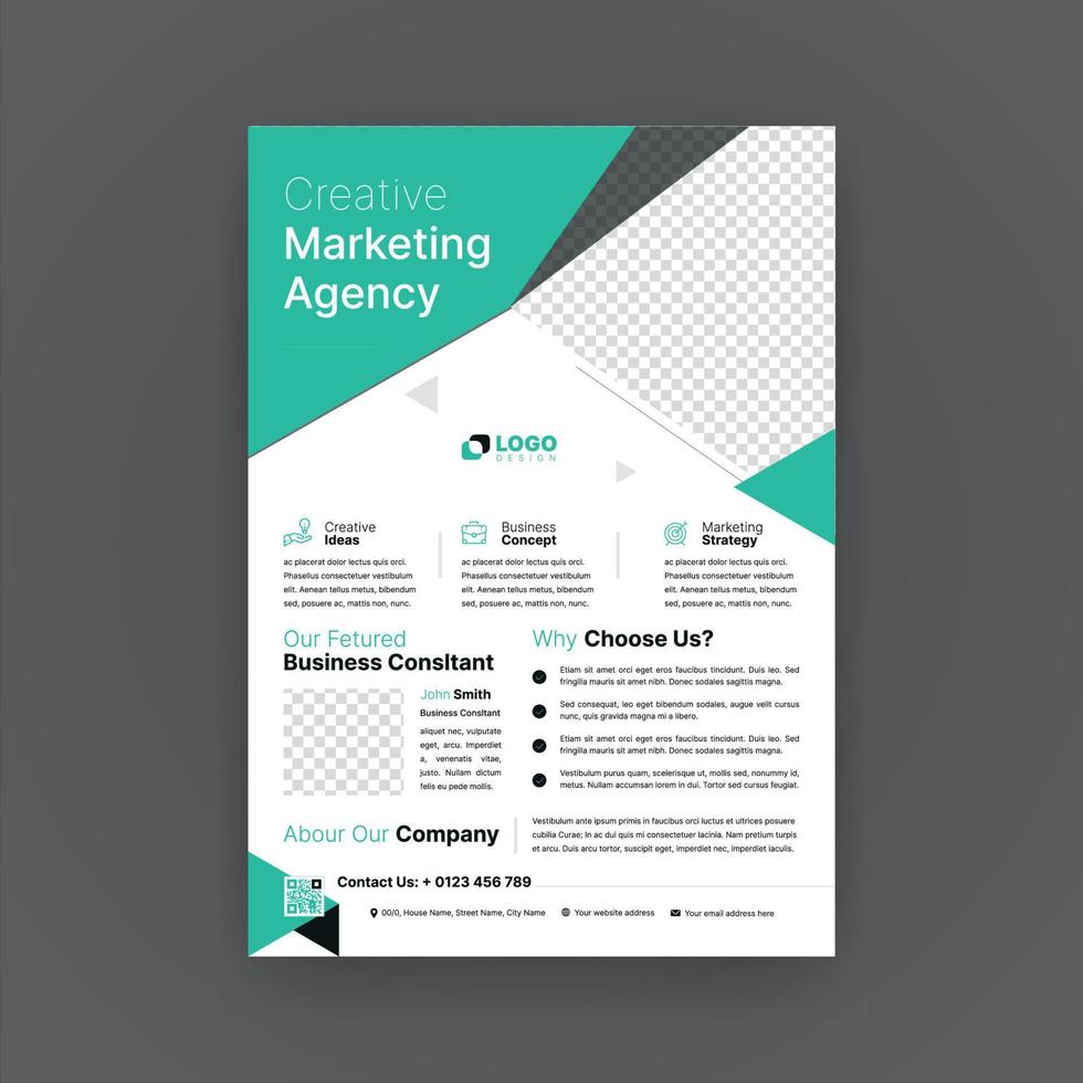 Corporate Business Flyer Template vector