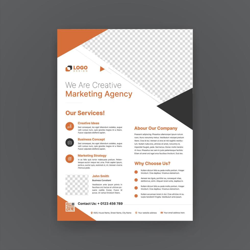 Corporate Business Flyer Template vector