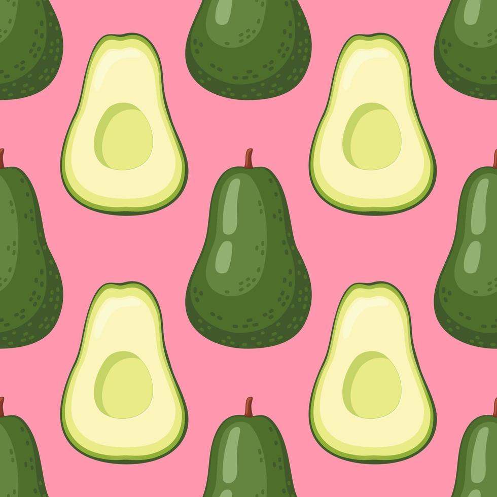 Avocado vector pattern
