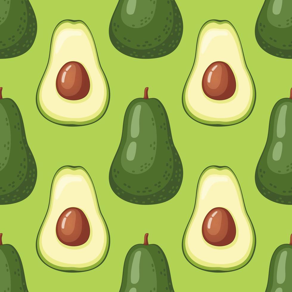 Avocado vector pattern