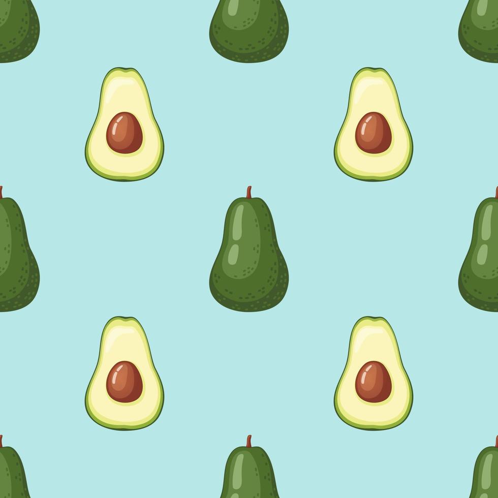 Avocado vector pattern