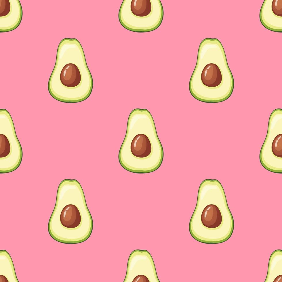 Avocado vector pattern