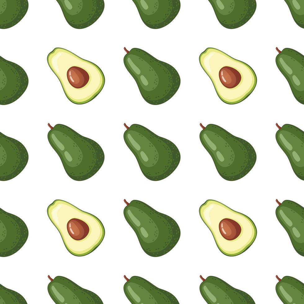 Avocado vector pattern
