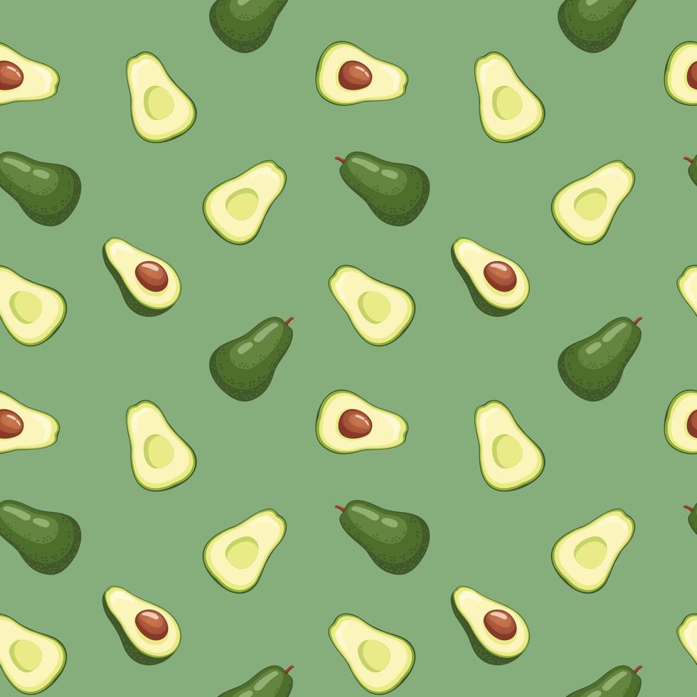 Avocado vector pattern 15997026 Vector Art at Vecteezy