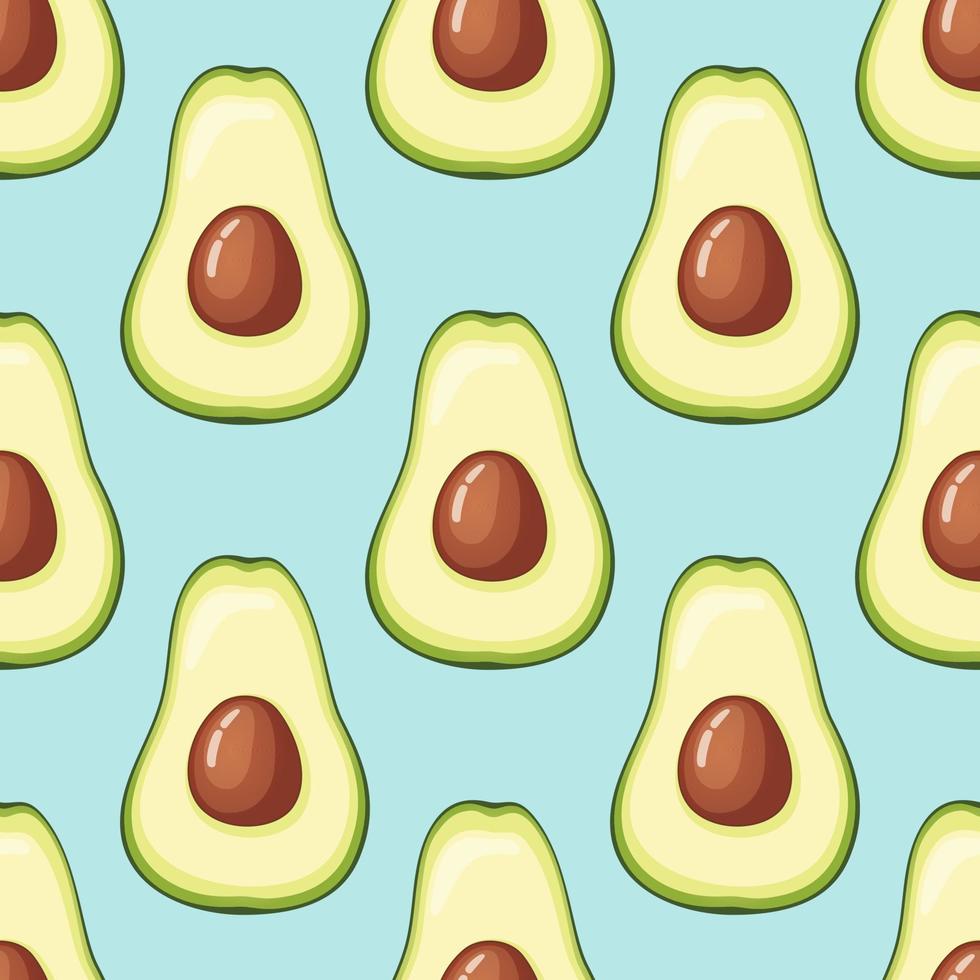 Avocado vector pattern