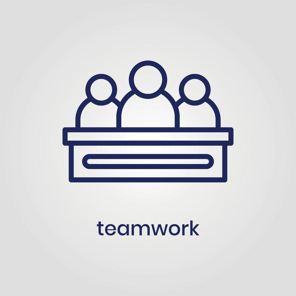 Teamwork icon vector eps file Adobe Illustrator Artwork