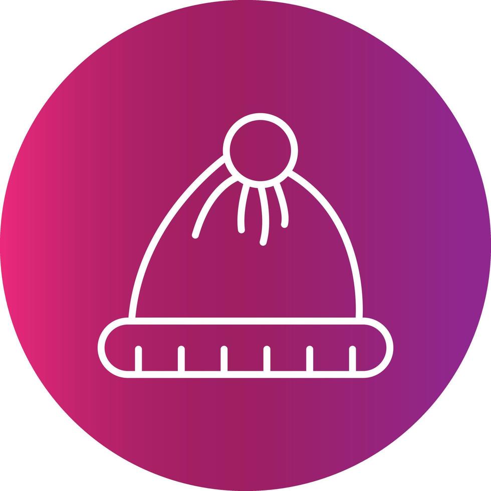 Wool Hat Creative Icon vector