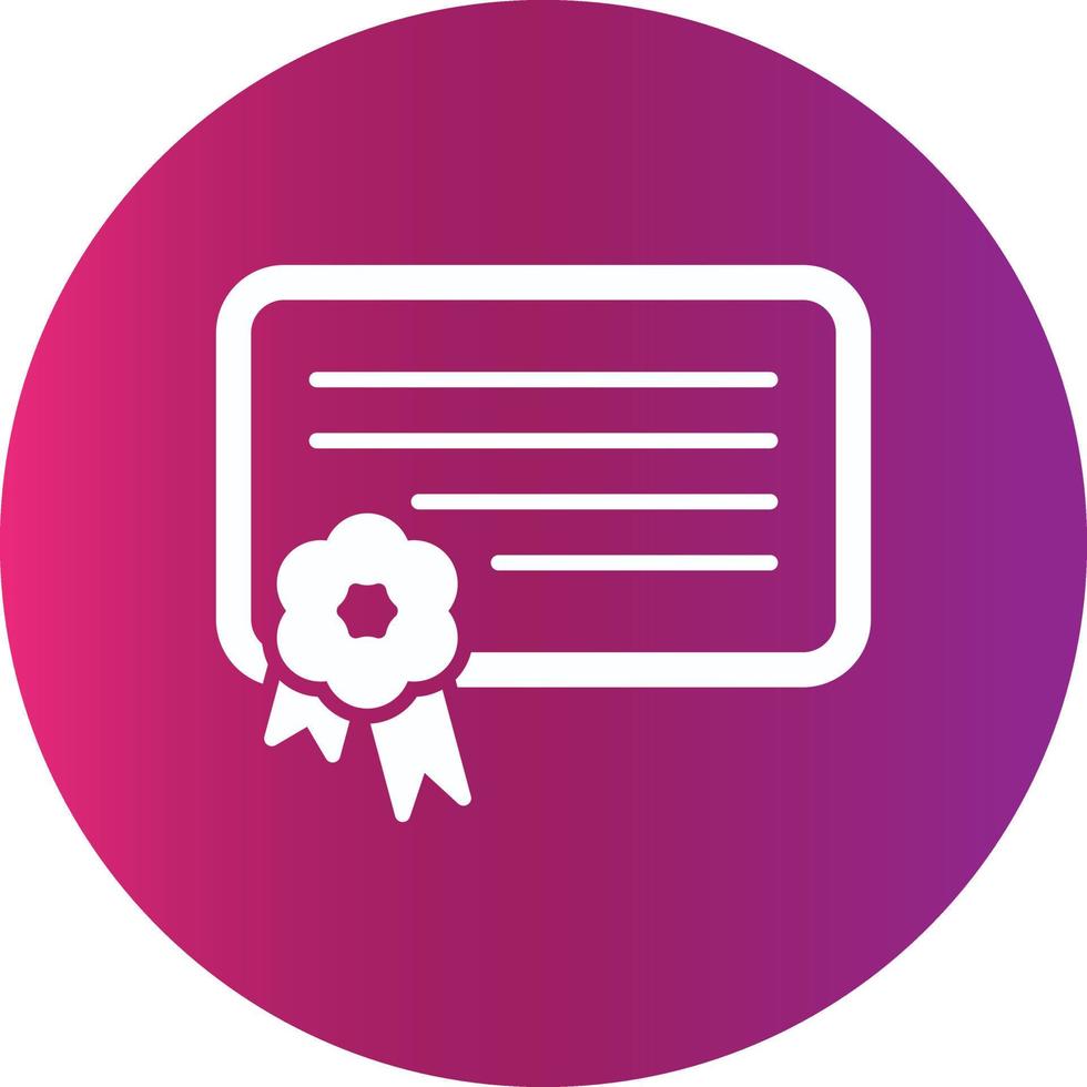 Digital Certificate Creative Icon vector