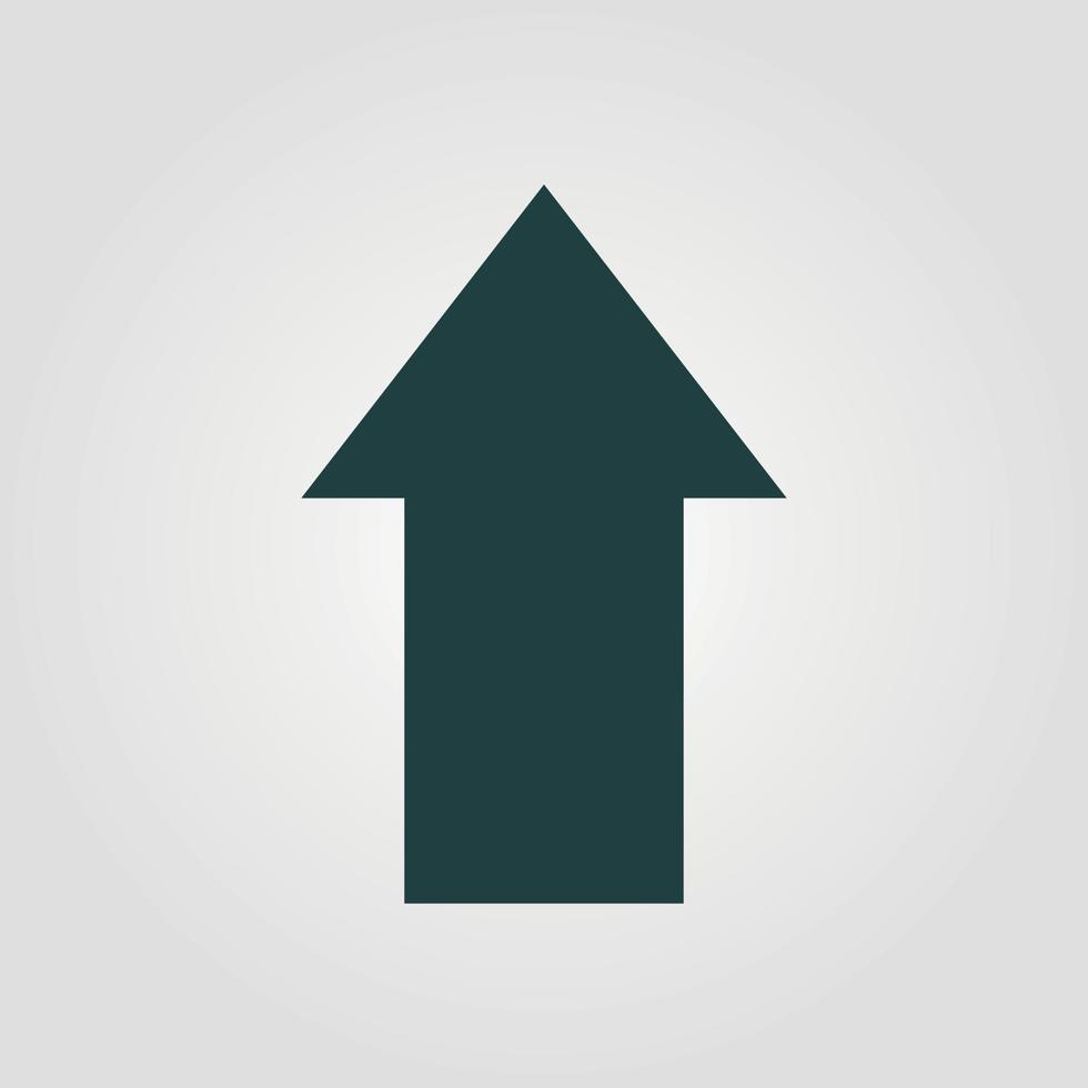 arrow up arrow Business graph down vector icon. Black illustration isolated on white background for graphic and web design.