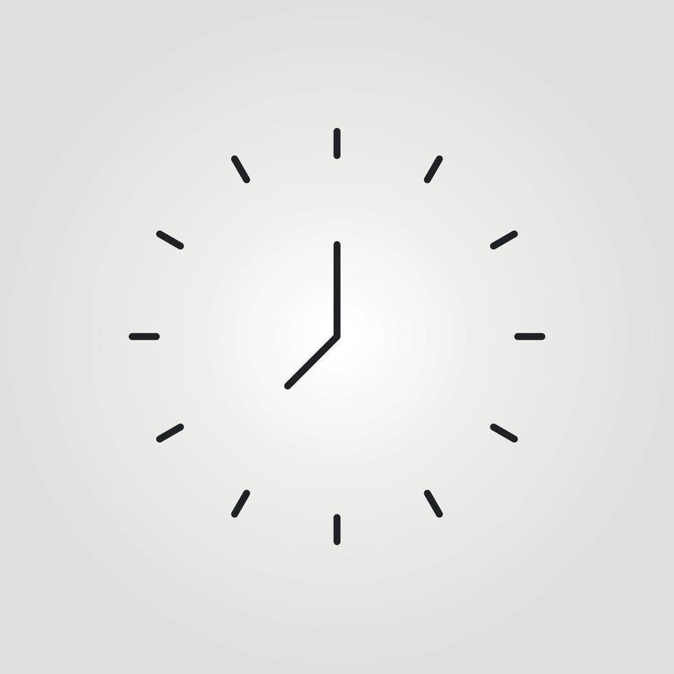 alarm vector icon line art style for Web and Mobile Adobe Illustrator Artwork