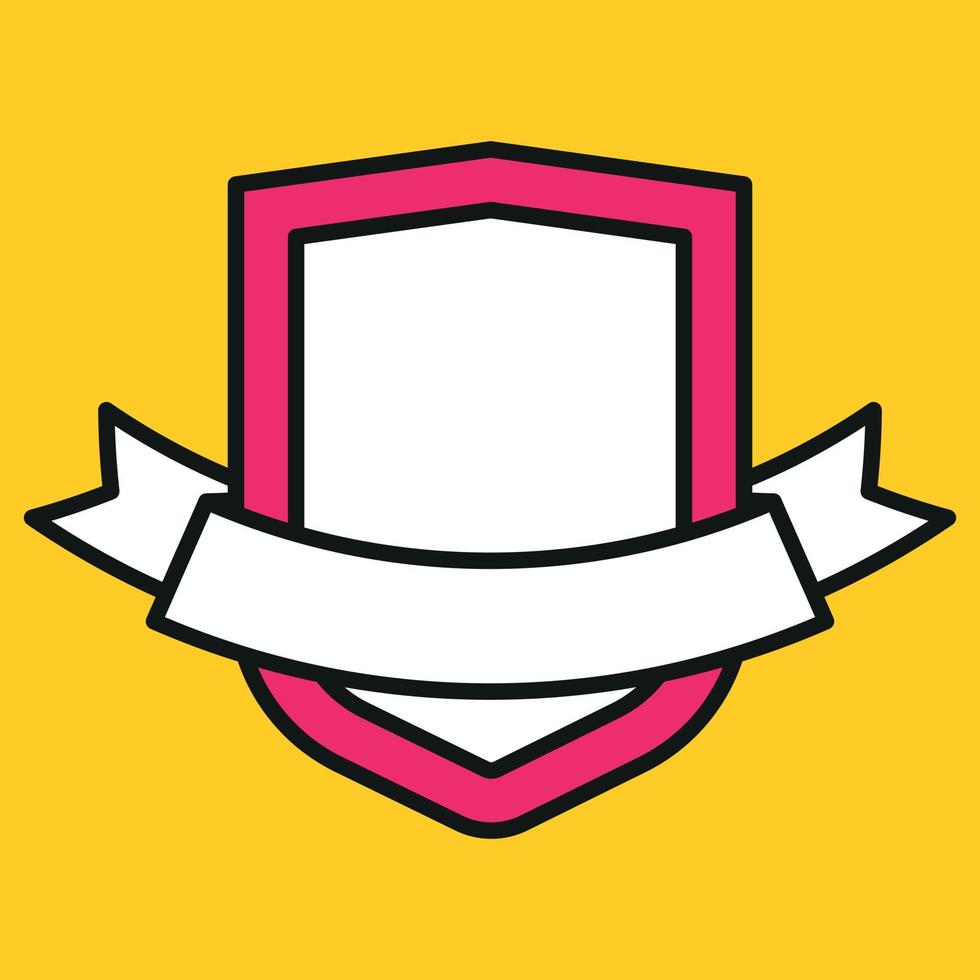 Award icon symbol vector on yellow background. Adobe Illustrator Artwork
