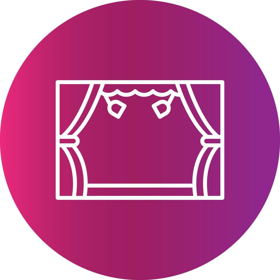 Stage Creative Icon vector