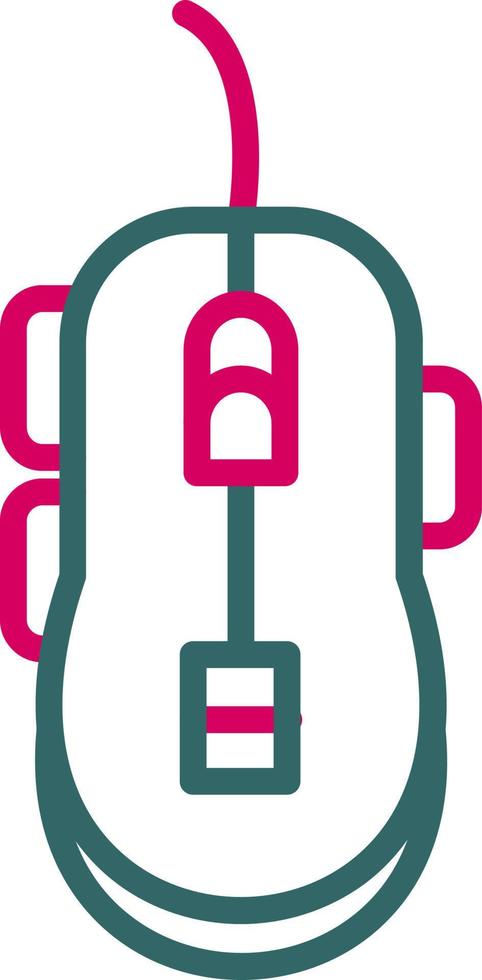 Gaming Mouse Vector Icon