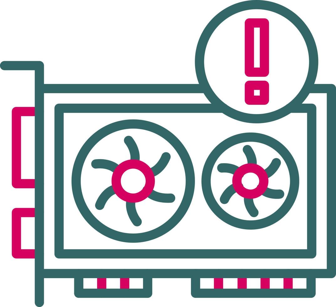 Gpu Error Vector Icon