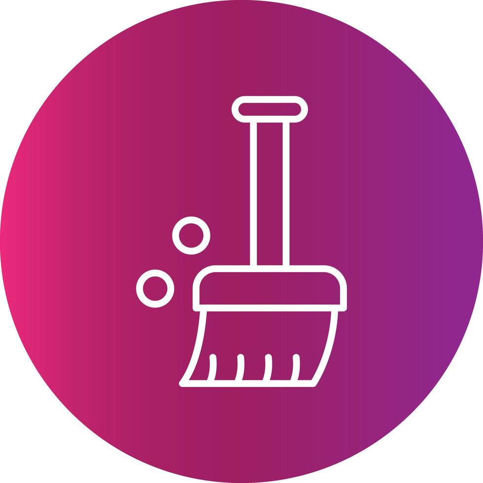 Broom Creative Icon vector