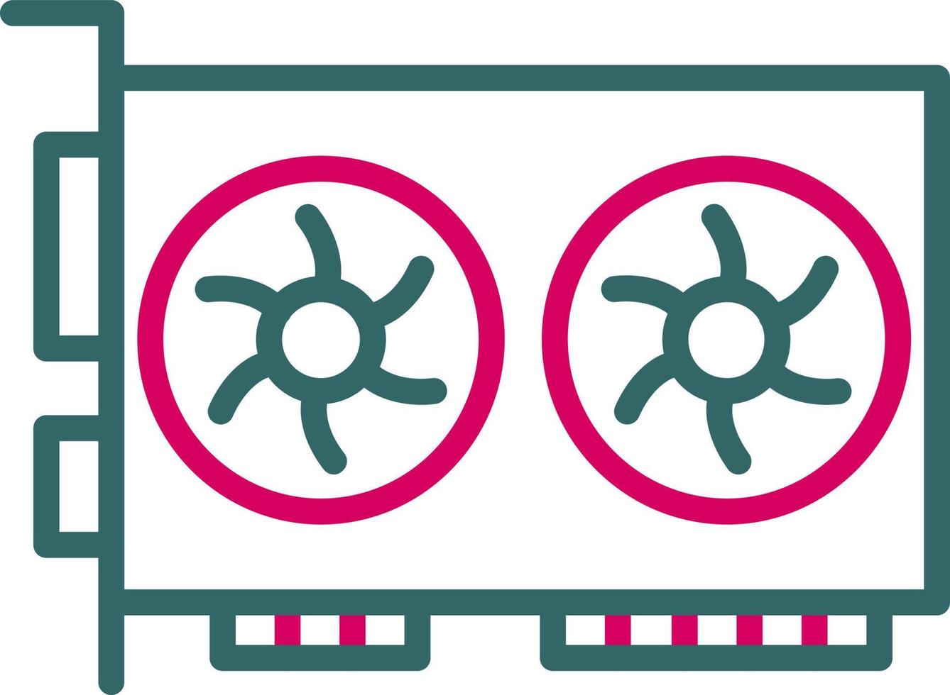 Graphic Card Vector Icon