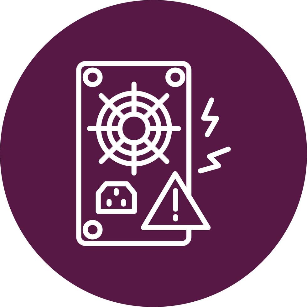 Short Circuit Vector Icon