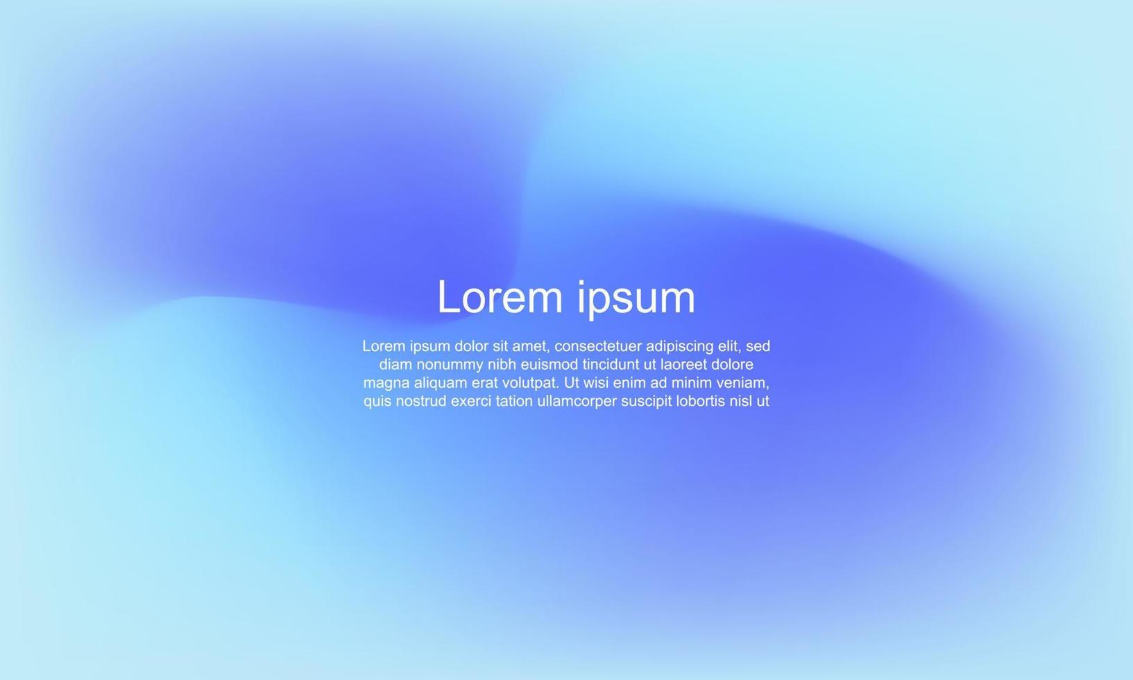 Blue background with soft color. Blurred mesh gradient for modern website, poster, etc vector