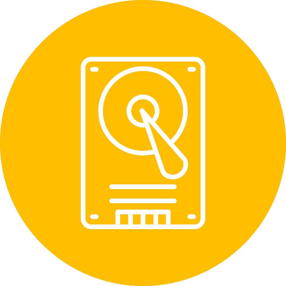 Hard Disk Vector Icon