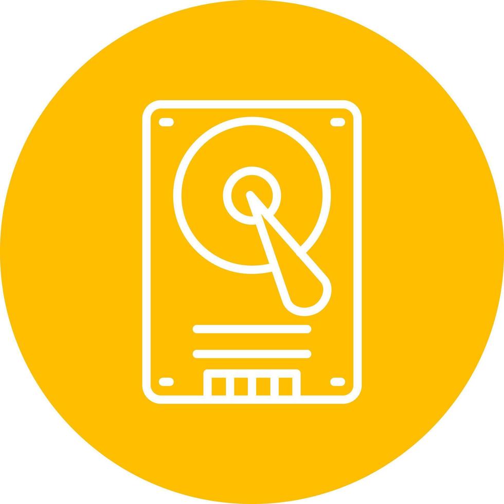 Hard Disk Vector Icon