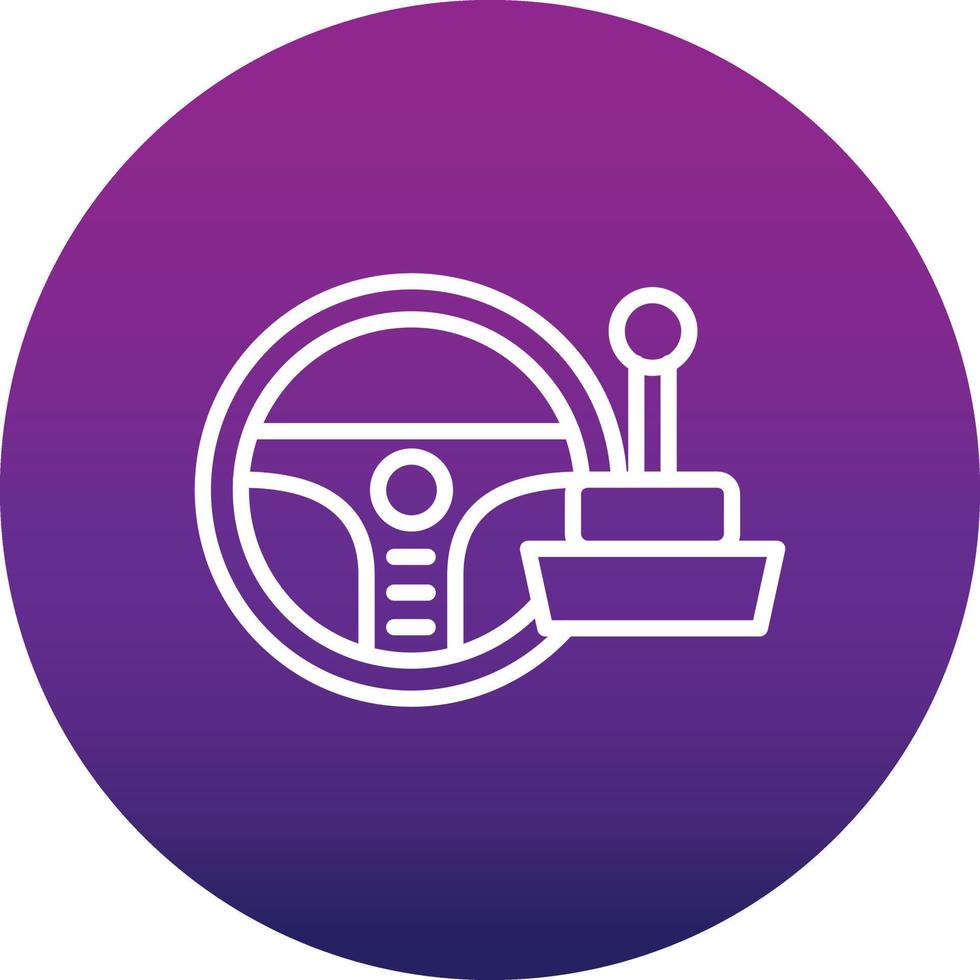 Steering Wheel Vector Icon