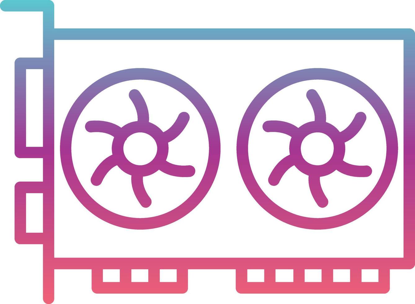 Graphic Card Vector Icon