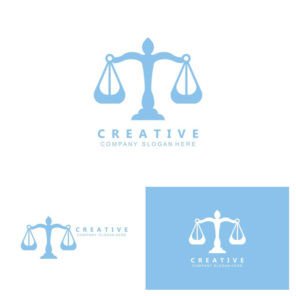 logo de ley, vector de justicia de escalas, diseño para marcas de casas de empeño, ley, abogado, instituciones financieras