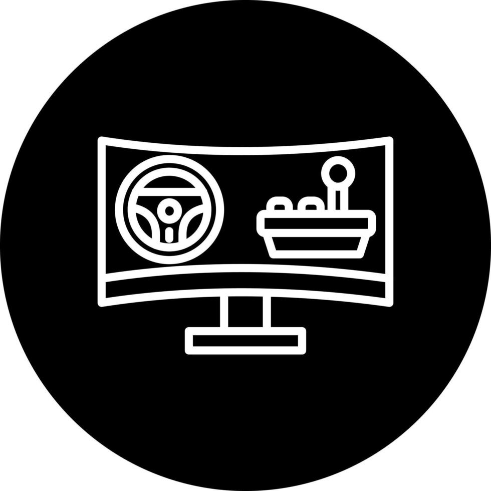 Gaming Monitor Vector Icon
