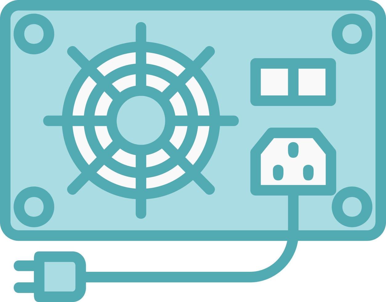 Power Supply Vector Icon