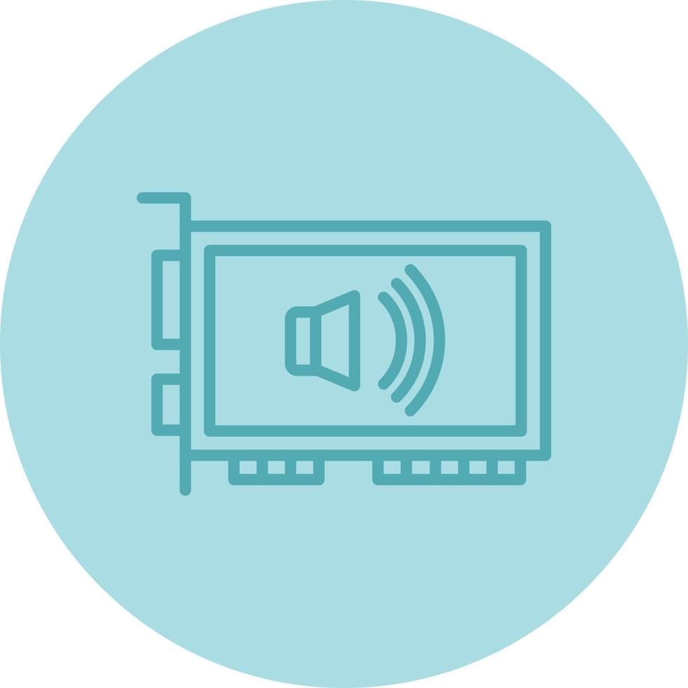 Sound Card Vector Icon