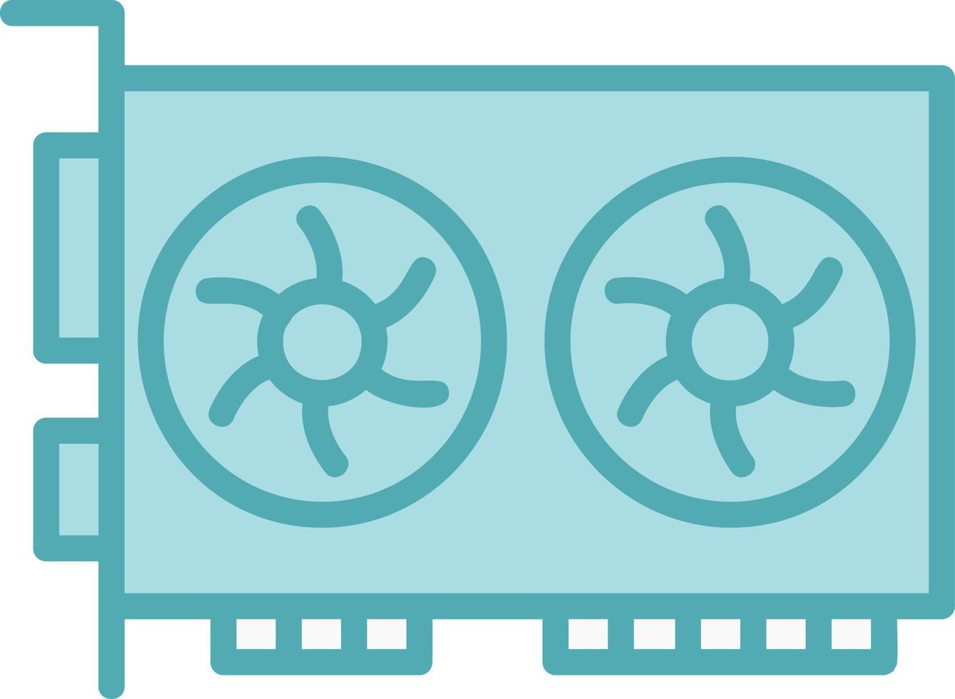 Graphic Card Vector Icon