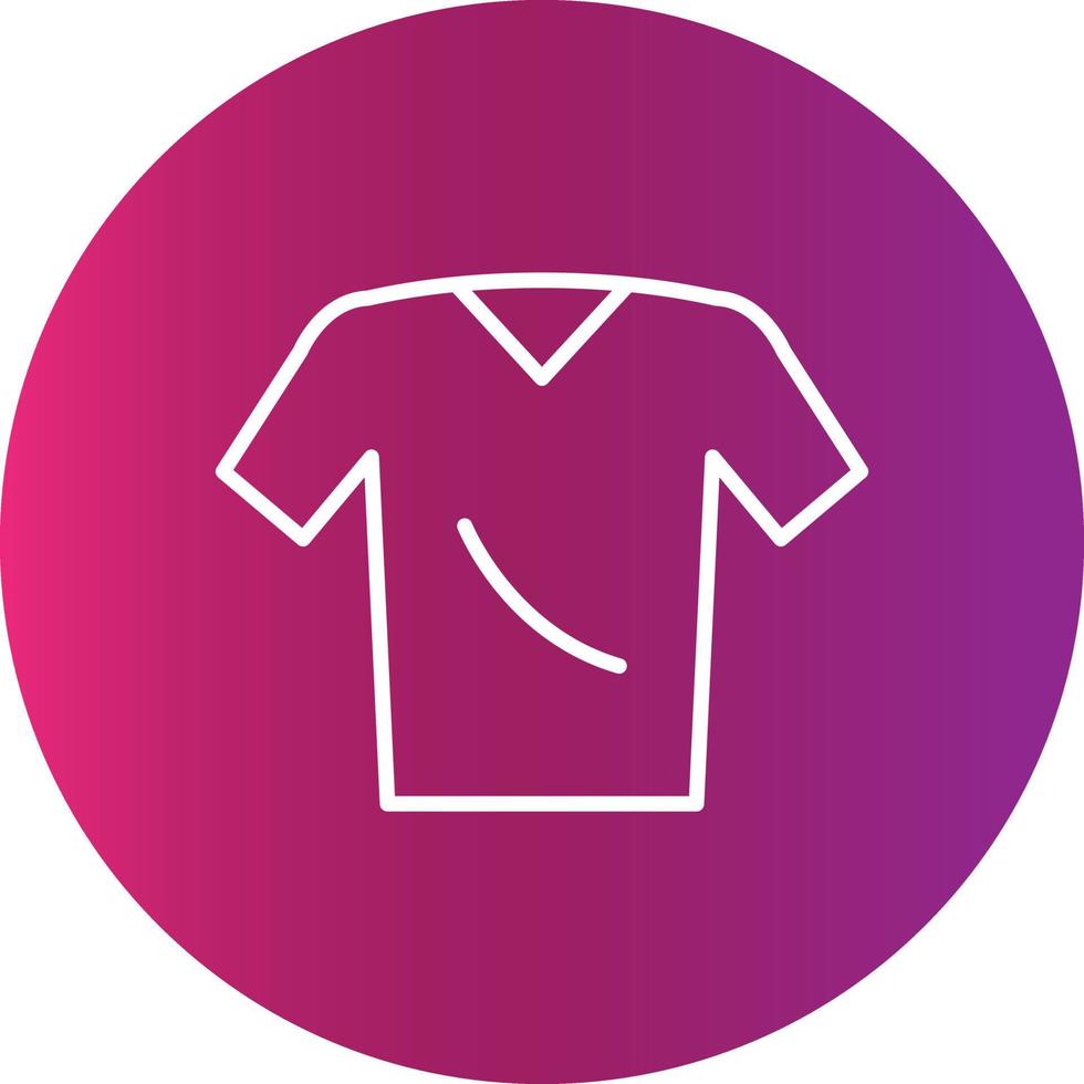 T Shirt Creative Icon vector