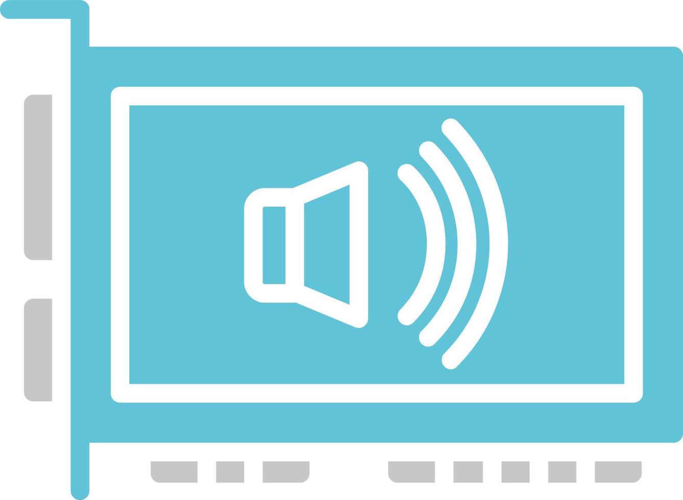 Sound Card Vector Icon