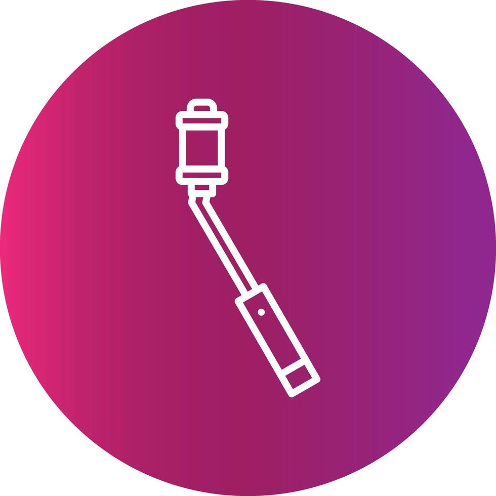 Selfie Stick Creative Icon vector