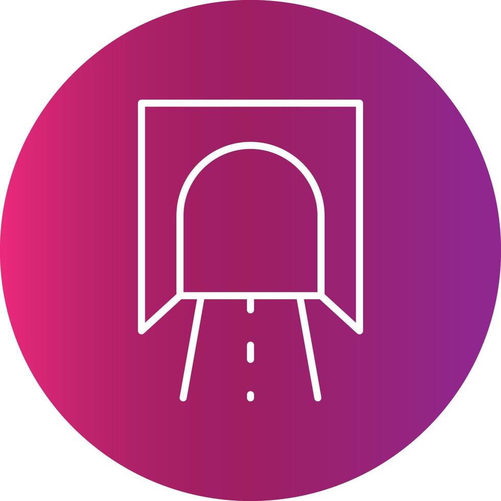 Tunnel Creative Icon vector
