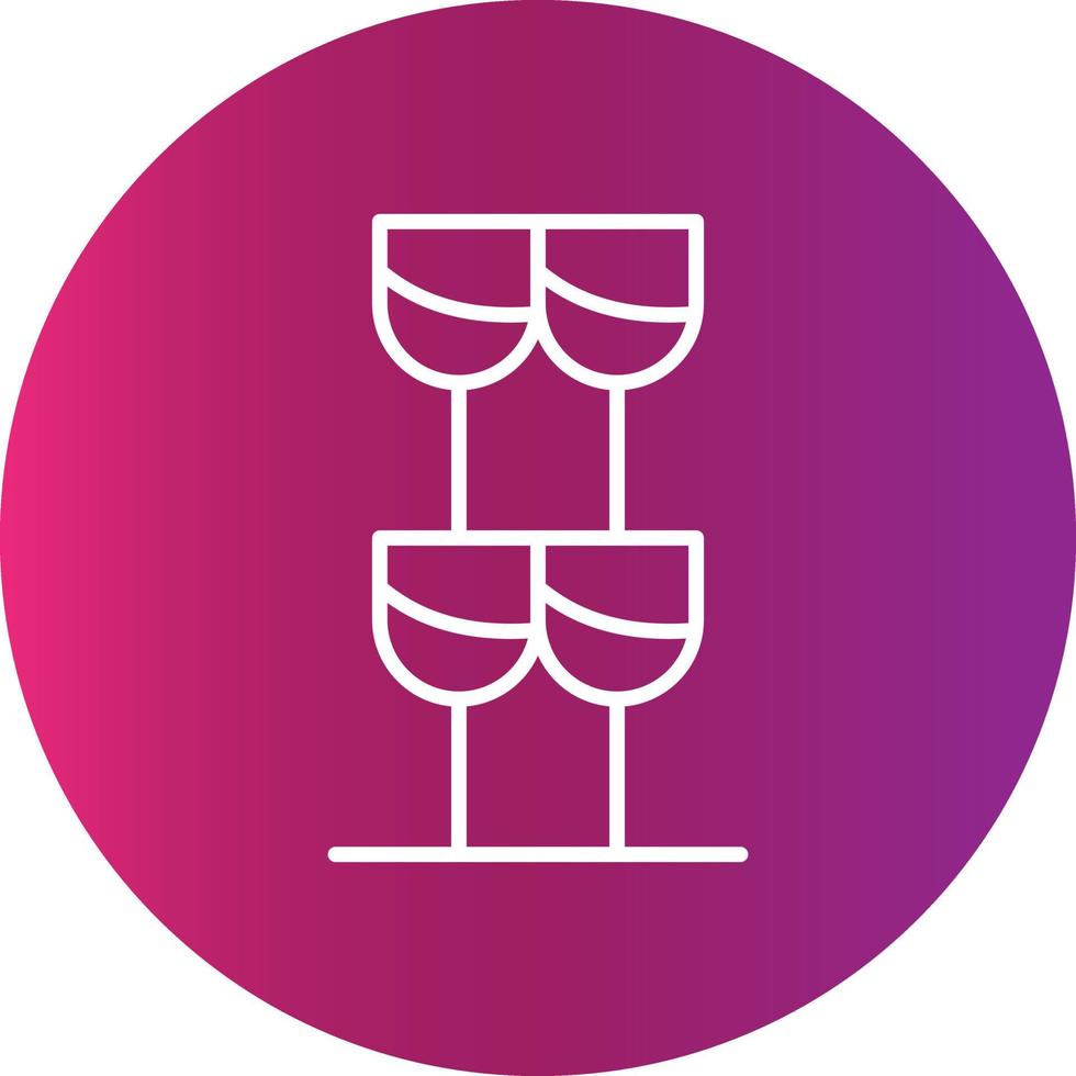 Glasses Creative Icon vector