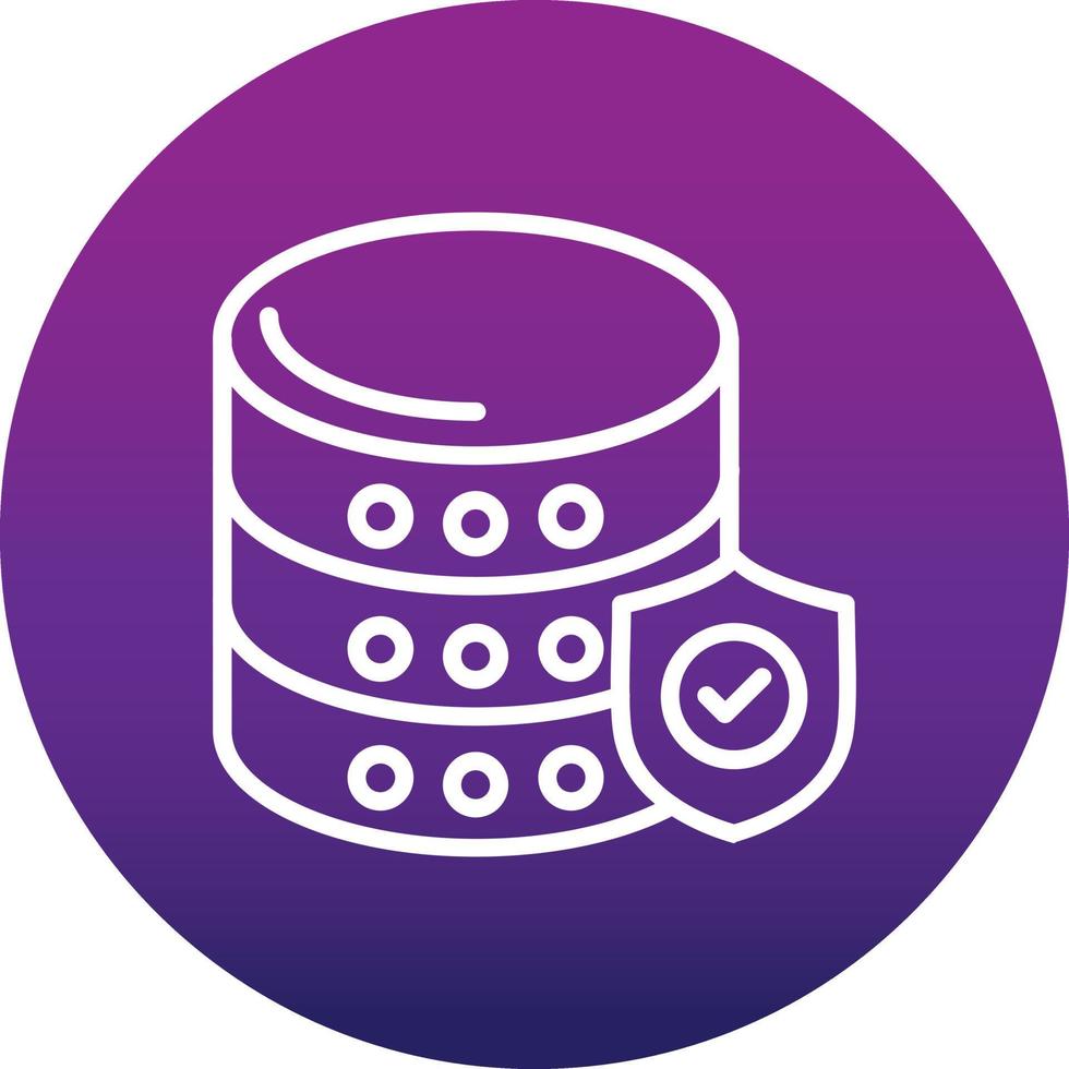 icono de vector de base de datos