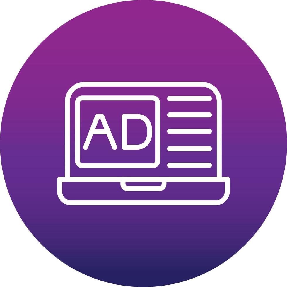 Advertising Vector Icon