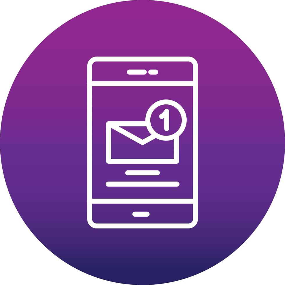 Incoming Message Vector Icon
