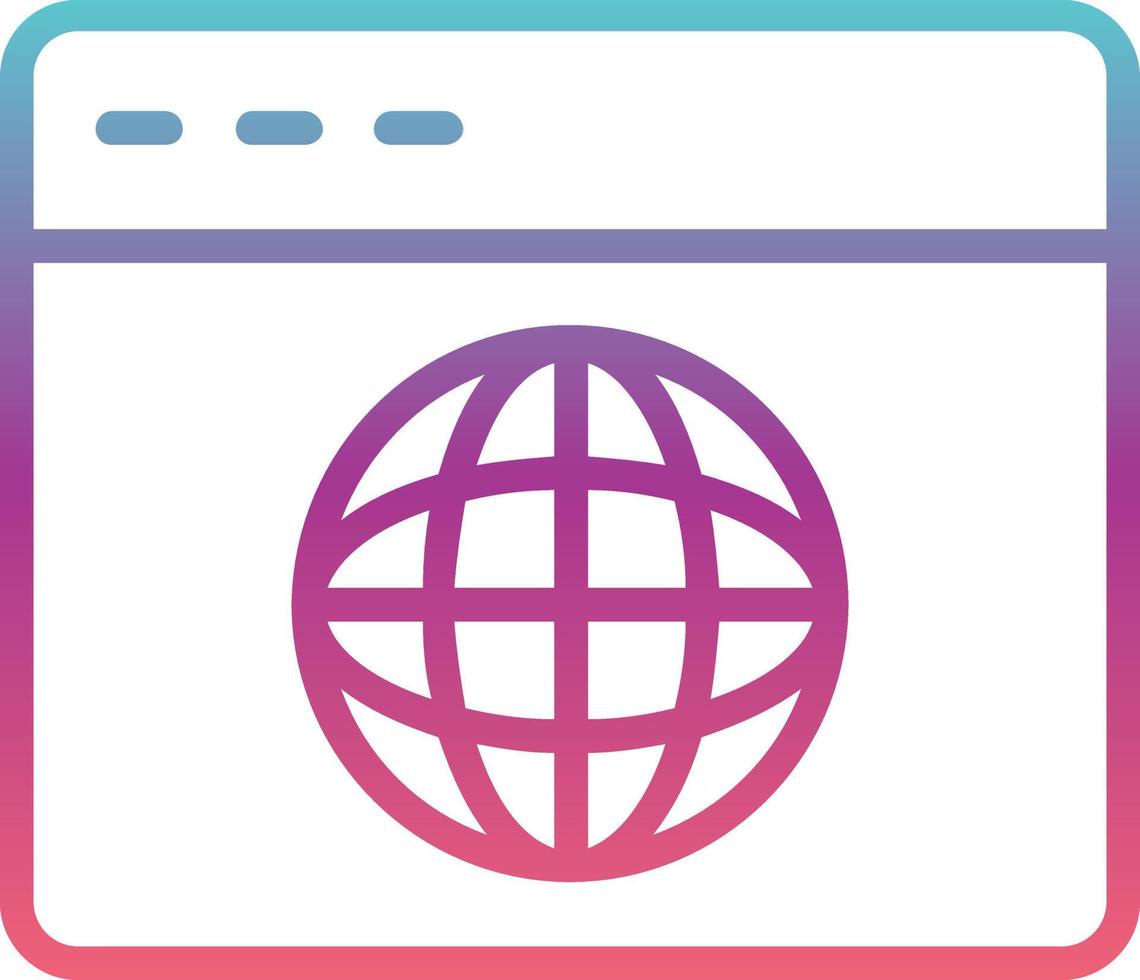 Web Browser Vector Icon