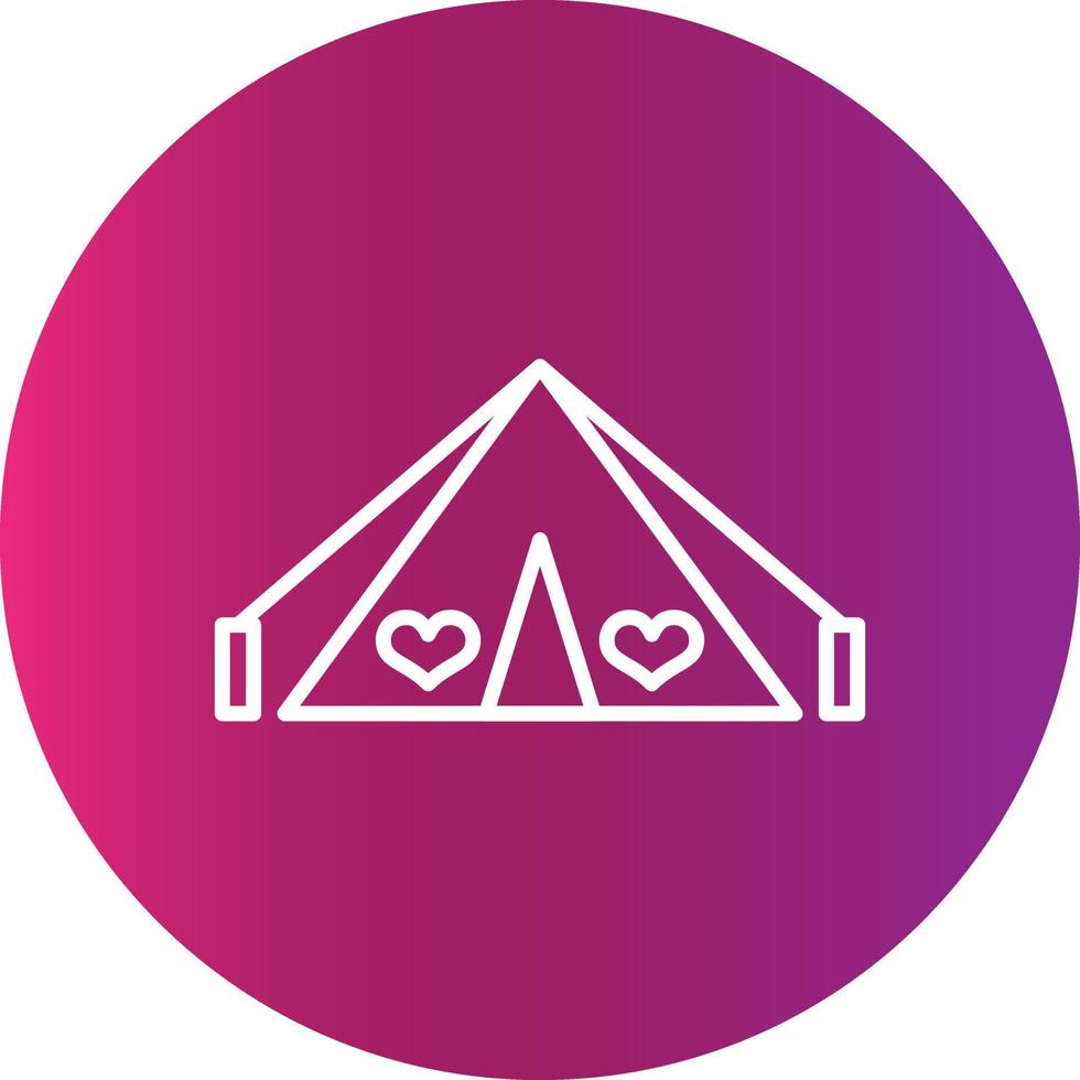 Tent  Creative Icon vector