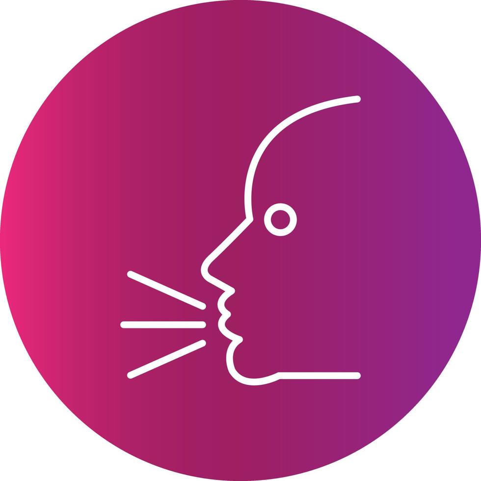 Speak  Creative Icon vector