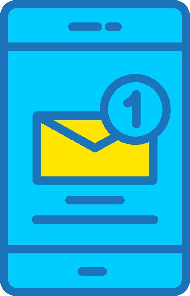 Incoming Message Vector Icon