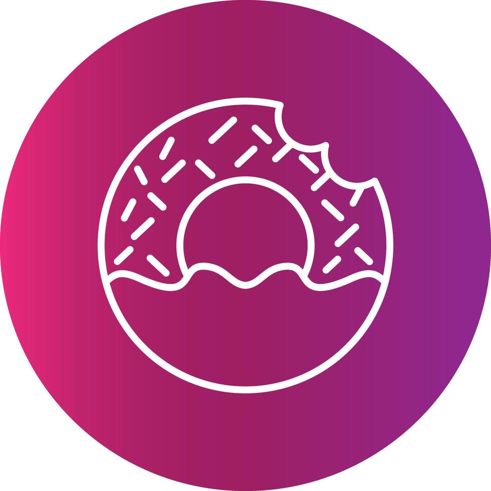 Doughnut Creative Icon vector