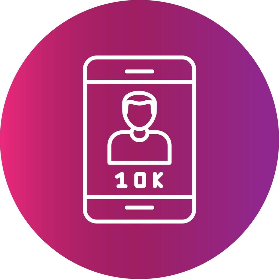 Followers Creative Icon vector