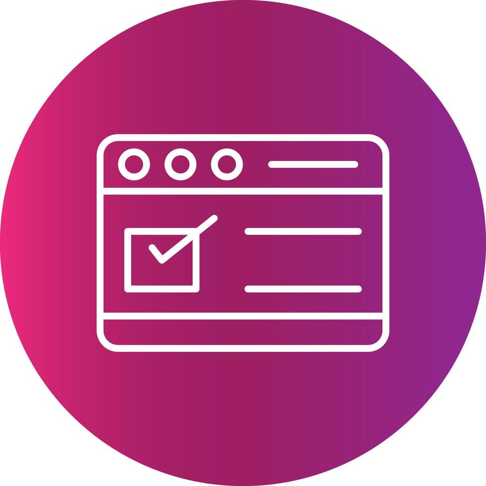 Browser Creative Icon vector