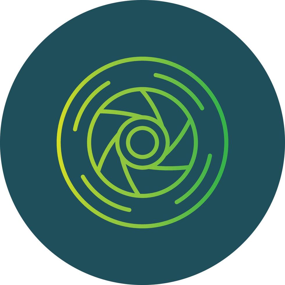 Diaphragm Creative Icon Design vector