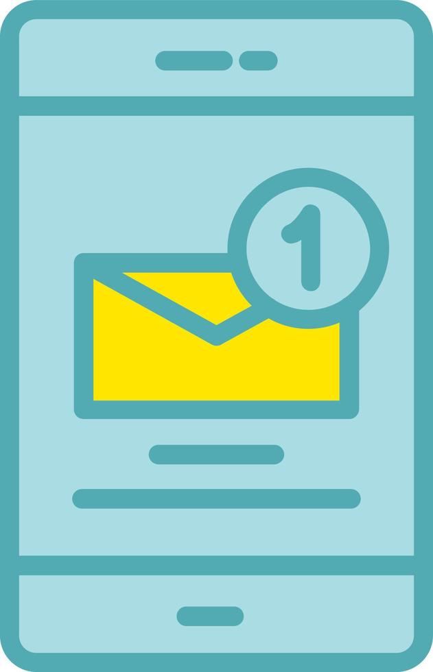 Incoming Message Vector Icon