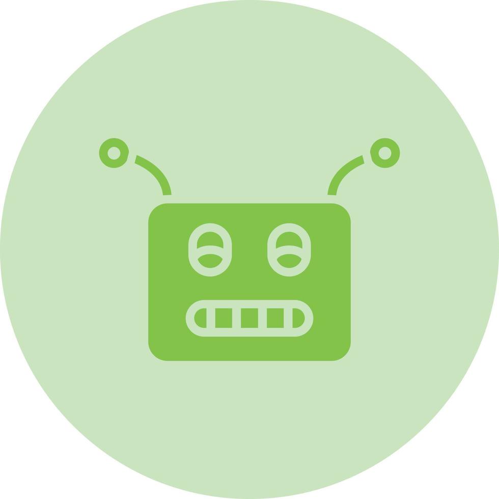 icono de vector de robot